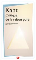 Couverture du livre « Critique de la raison pure » de Emmanuel Kant aux éditions Flammarion