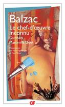 Couverture du livre « Le chef-d'oeuvre inconnu ; Gambara ; Massimilla Doni » de Honoré De Balzac aux éditions Flammarion