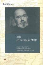 Couverture du livre « Zola en Europe centrale » de  aux éditions Pu De Valenciennes