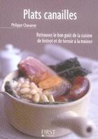 Couverture du livre « Plats canailles » de Philippe Chavanne aux éditions First