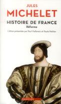 Couverture du livre « Histoire de France t.8 ; Réforme » de Jules Michelet aux éditions Des Equateurs