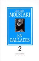 Couverture du livre « En ballade t.2 » de Georges Moustaki aux éditions La Simarre