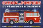 Couverture du livre « Camion de pompiers et autres véhicules d'urgence » de Chris Oxlade aux éditions Gallimard-jeunesse
