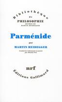 Couverture du livre « Parménide » de Martin Heidegger aux éditions Gallimard