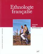 Couverture du livre « REVUE D'ETHNOLOGIE FRANCAISE n.1 : terrains minés en ethnologie (édition 2001) » de Revue D'Ethnologie Francaise aux éditions Puf