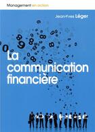 Couverture du livre « La communication financière » de Jean-Yves Leger aux éditions Pearson