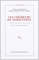 Couverture du livre « Les chomeurs de marienthal » de Zeisel/Lazarsfeld aux éditions Minuit