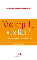 Couverture du livre « Vox populi, vox dei ; et si on écoutait mieux les baptisé-e-s » de  aux éditions Mediaspaul