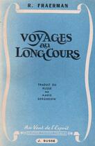 Couverture du livre « Voyages au long cours » de R. Fraerman aux éditions Nel