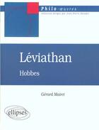 Couverture du livre « Hobbes, leviathan » de Gerard Mairet aux éditions Ellipses