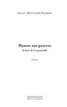 Couverture du livre « Hymne aux pauvres » de Kaouache H-A. aux éditions Editions Le Manuscrit