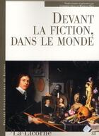 Couverture du livre « Devant la fiction, dans le monde » de Marielle Mace aux éditions Pu De Rennes