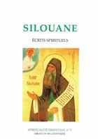 Couverture du livre « Spiritualité orientale Tome 5 ; Silouane » de Silouane aux éditions Bellefontaine