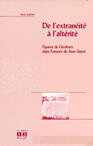 Couverture du livre « De L'Extraneite A L'Alterite » de Khelil aux éditions Academia