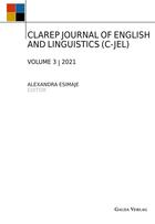 Couverture du livre « CLAREP JOURNAL OF ENGLISH AND LINGUISTICS (C-JEL) : Vol. 3 » de Esimaje Alexandra aux éditions Galda Verlag