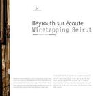 Couverture du livre « Beyrouth sur ecoute » de David Hury aux éditions Amers Editions