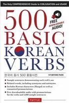 Couverture du livre « 500 basic korean verbs » de Park aux éditions Tuttle