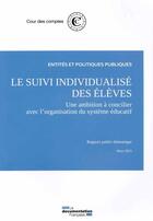 Couverture du livre « L'individualisation de l'enseignement » de Cour Des Comptes aux éditions Documentation Francaise