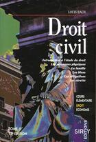 Couverture du livre « Droit Civil T.1. » de Louis Bach aux éditions Dalloz