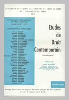 Couverture du livre « Actes du 6e congrès international de droit comparé ; hambourg; 1962 » de Rene Rodiere aux éditions Cujas