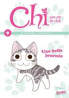 Couverture du livre « Chi ; une vie de chat T.9 ; une belle journée » de Kanata Konami et Jerome Cousin et Petronille aux éditions Glenat Jeunesse