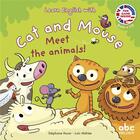 Couverture du livre « Learn english with cat and mouse - meet the animals » de Stephane Husar /Loic aux éditions Abc Melody