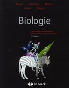 Couverture du livre « Biologie (2e édition) » de Raven et Mason et Singer Losos et Johnson aux éditions De Boeck Superieur