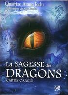 Couverture du livre « La sagesse des dragons ; coffret ; cartes oracles » de Christine Arana Fader et Anja Kostka aux éditions Vega