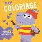 Couverture du livre « L'hippopotame maxi coloriage » de  aux éditions Yoyo Books