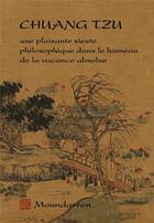 Couverture du livre « Une plaisante sieste philosophique dans le hameau de la vacance absolue » de Chuang Tzu aux éditions Moundarren