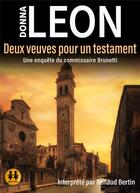 Couverture du livre « Deux veuves pour un testament » de Donna Leon aux éditions Sixtrid