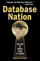 Couverture du livre « Database nation » de Simon Garfinkel aux éditions O Reilly