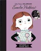 Couverture du livre « Little people big dreams emmeline pankhurst paper doll » de  aux éditions Quarry