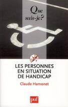 Couverture du livre « Les personnes en situation de handicap (7e. édition) » de Claude Hamonet aux éditions Que Sais-je ?