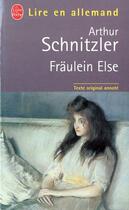Couverture du livre « Fraulein else » de Schnitzler-A aux éditions Le Livre De Poche
