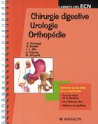Couverture du livre « Chirurgie digestive - urologie - orthopedie » de Somogyi/Bataille aux éditions Elsevier-masson