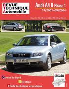 Couverture du livre « Audi a4 ii - phase i, 01/2001-09/2004 » de Etai aux éditions Etai