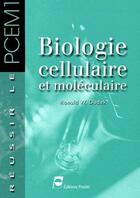 Couverture du livre « Biologie cellulaire et moléculaire » de Ronald W. Dudek aux éditions Pradel