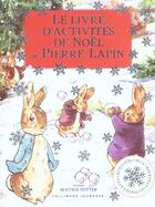 Couverture du livre « Le livre d'activités de noël de pierre lapin » de Beatrix Potter aux éditions Gallimard-jeunesse