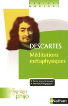 Couverture du livre « Descartes ; méditations métaphysiques » de Rene Descartes aux éditions Nathan
