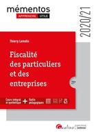 Couverture du livre « Fiscalite des particuliers et des entreprises ; cours intégral et synthétique, outils pédagogiques (édition 2020/2021) » de Thierry Lamulle aux éditions Gualino