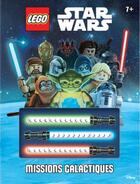 Couverture du livre « Lego - Star Wars ; missions galactiques ; livre d'activités avec briques » de  aux éditions Qilinn