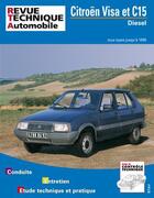 Couverture du livre « Citroen visa et c15 diesel - tous types jusqu'a 1995 » de Etai aux éditions Etai