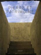 Couverture du livre « Pierre et patrimoine » de  aux éditions Actes Sud