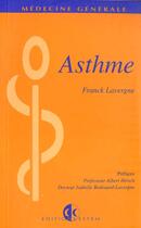 Couverture du livre « Asthme/asthme/ » de Lavergne aux éditions Estem
