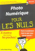 Couverture du livre « Photo numerique (5e édition) » de Julie Adair King aux éditions First Interactive