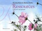 Couverture du livre « Ressources ; un jour, une pensée » de Rosette Poletti aux éditions Jouvence