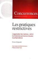Couverture du livre « Les pratiques restrictives » de Erwann Kerguelen aux éditions Concurrences