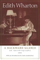 Couverture du livre « A Backward Glance » de Edith Wharton aux éditions Scribner