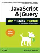 Couverture du livre « JavaScript & jQuery: The Missing Manual » de David Sawyer Mcfarland aux éditions O Reilly